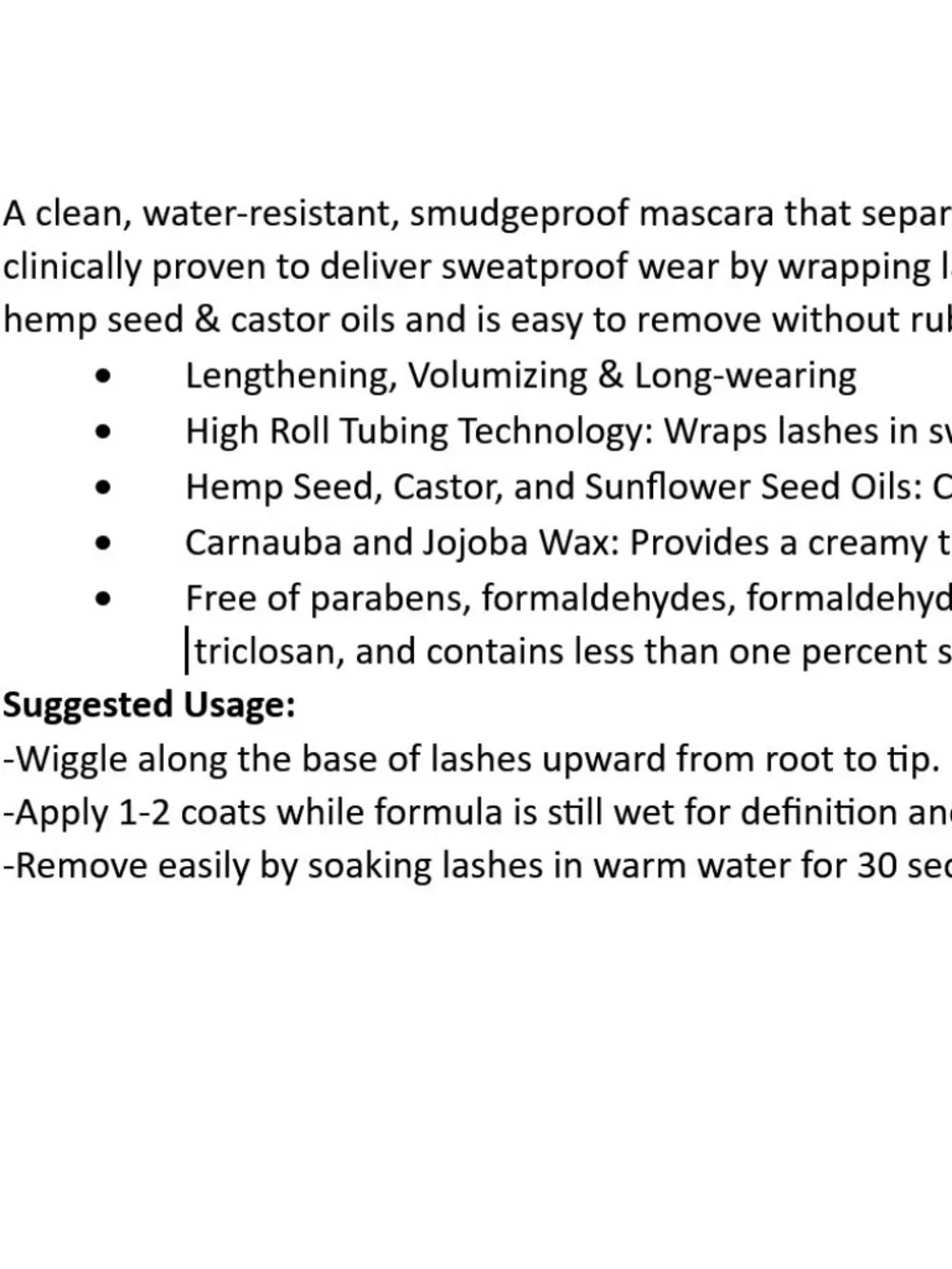 MILK MAKEUP KUSH High Roll Defining & Volumizing Tubing Mascara